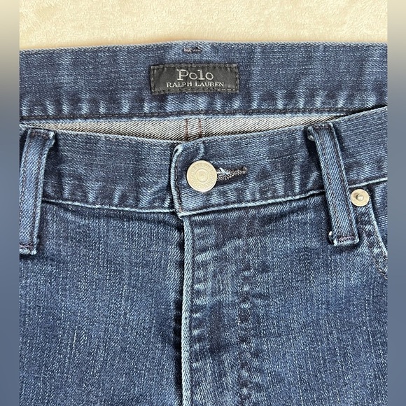Polo Ralph Lauren 36W 30L The Varick Dark Blue Slim Jeans - Picture 4 of 10